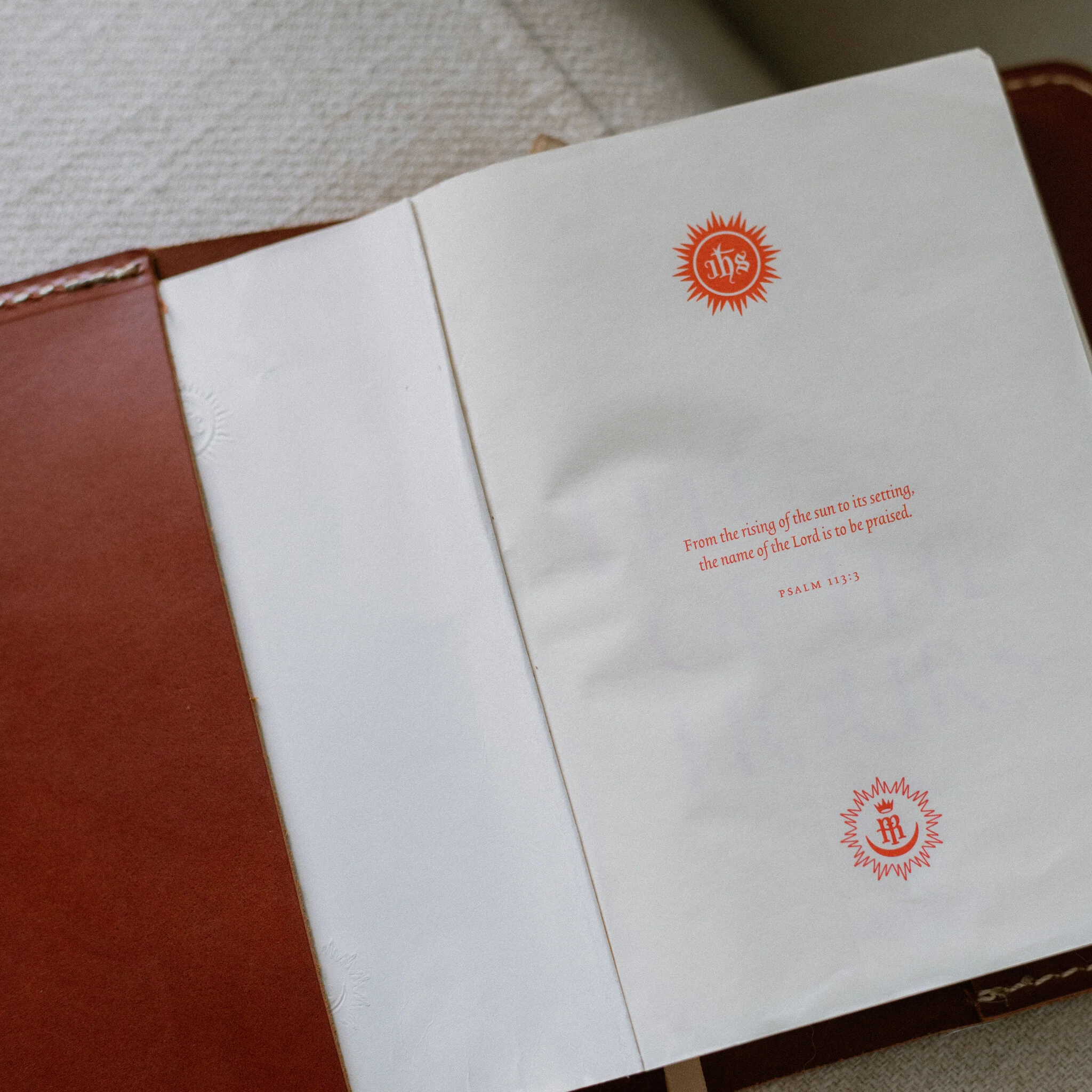 Leather Cover for the Liturgy of the Hours Booklets - Image 7