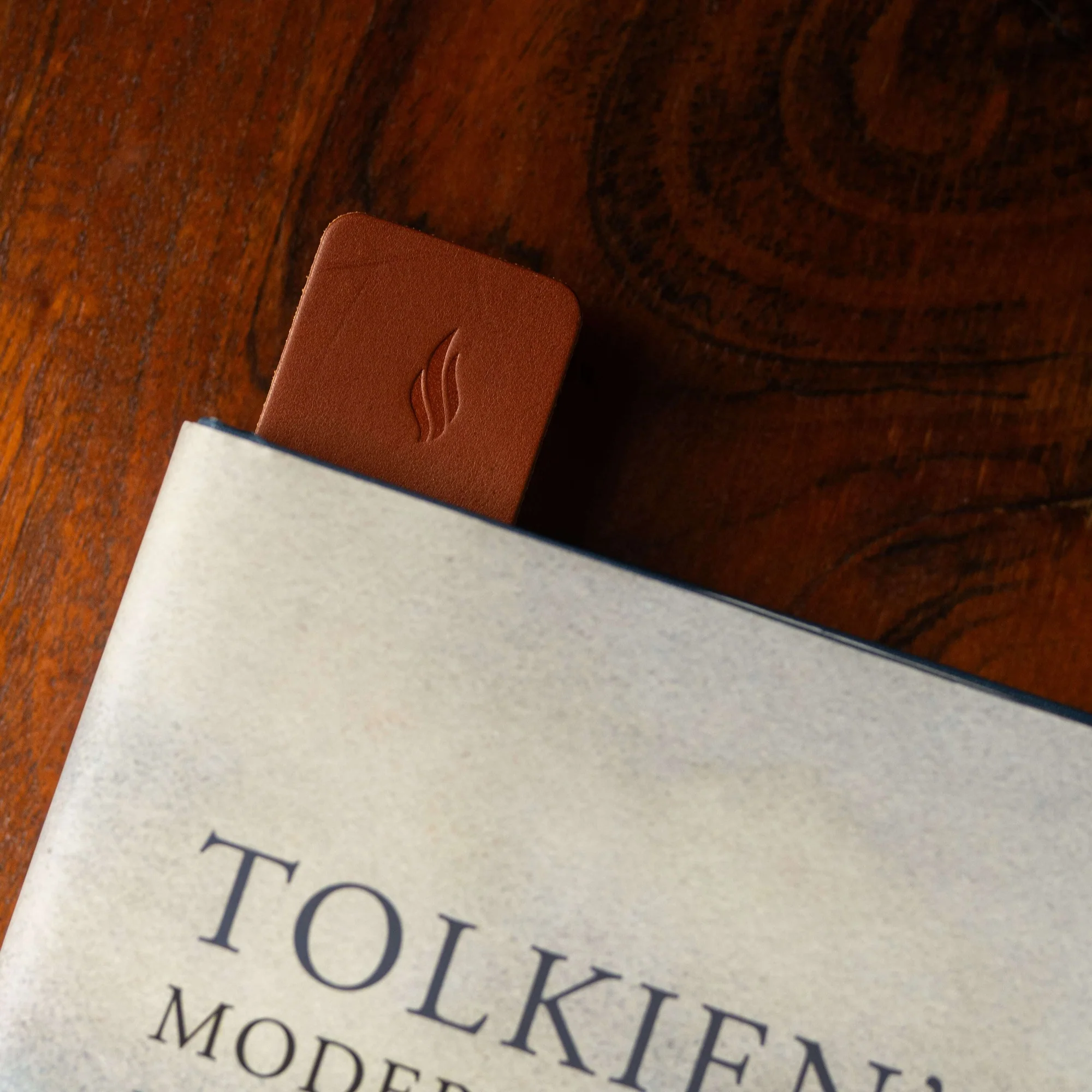 Word on Fire Leather Bookmark - Image 2